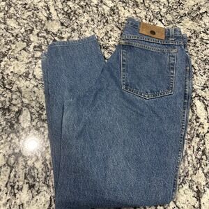 Vintage 80's Cherokee Women's Mom Tapered Jeans Size 11 28w X28.5 Zipper Pockets